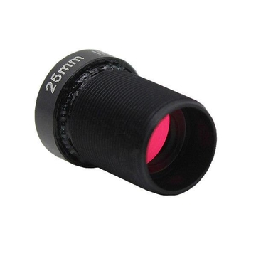 1/2&quot; 25mm F2.4 5Megapixel M12x0.5 mount low-distortion IR CUT board lens, long focal S mount lens