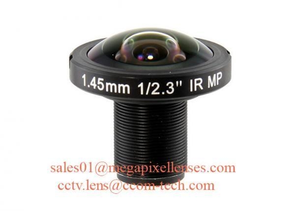 1/1.8&quot; 1/2.3&quot; 1.45mm 10MP Megapixel S mount M12 190degree Fisheye Lens for IMX178 IMX226, Drone UAV 360VR lens