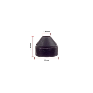 1/2.7&quot; 10mm F1.6 2MP Megapixel M12x0.5 mount Sharp Cone IR Pinhole Lens for covert cameras, 10mm M12 pinhole lens