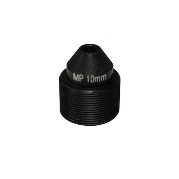 1/2.7&quot; 10mm F1.6 2MP Megapixel M12x0.5 mount Sharp Cone IR Pinhole Lens for covert cameras, 10mm M12 pinhole lens